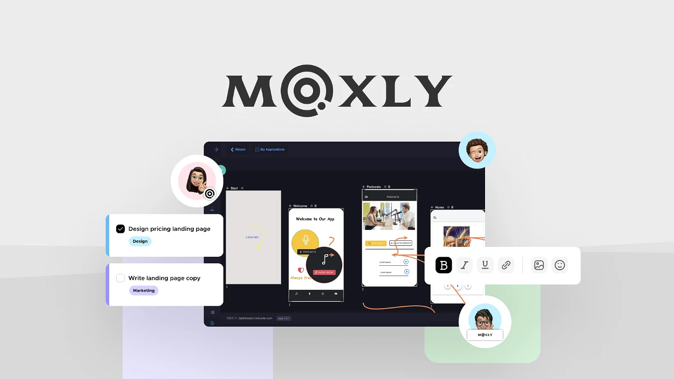 Moxly Challenges The Glide With An Open Source No code App Builder 