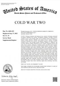 Cold War Two USPTO