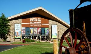 The façade of the Buffalo Bill Center of the West in Cody, Wyoming