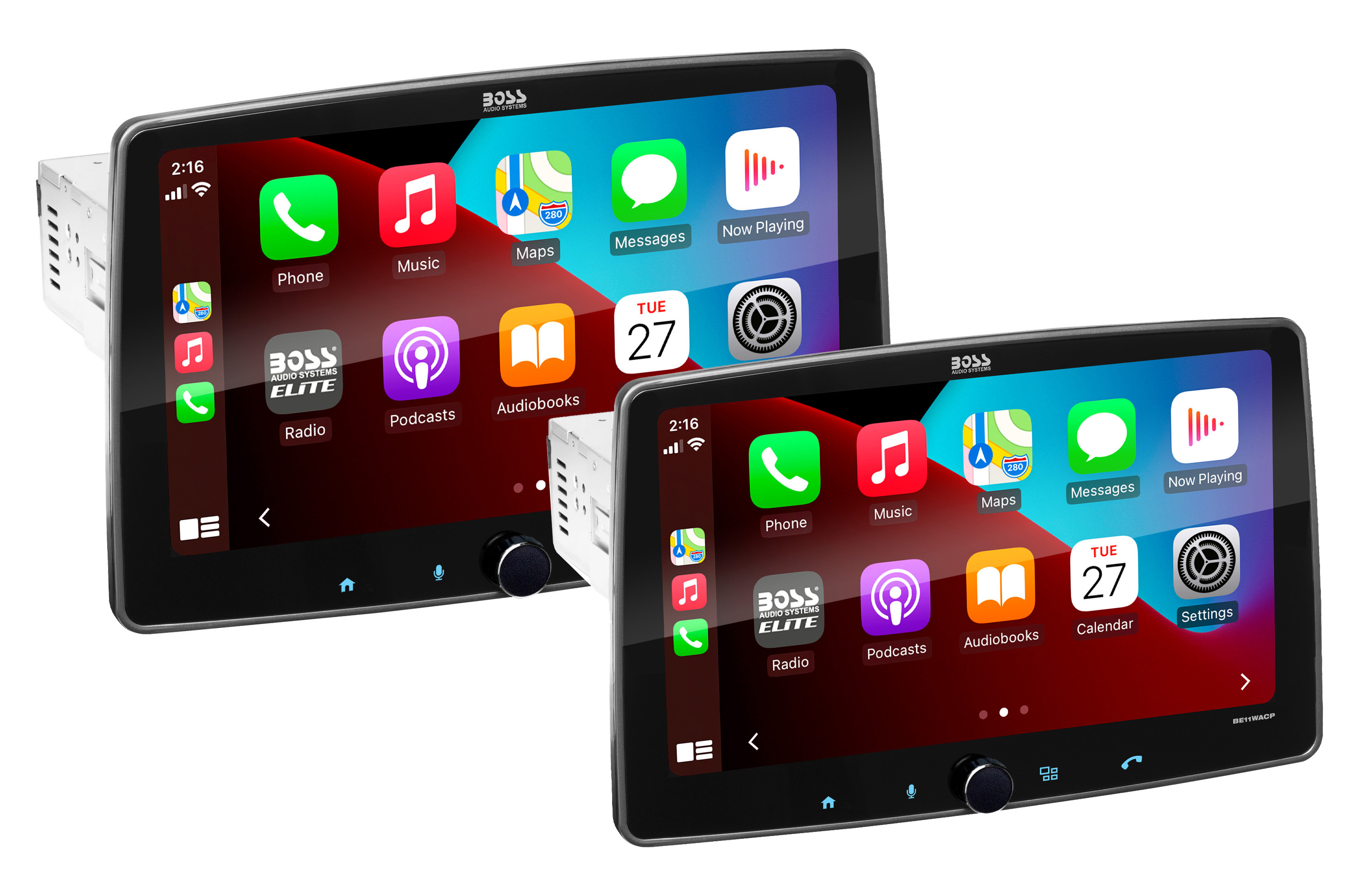 BOSS Audio Adds Two New Large Screen Floating Head Units; Featured