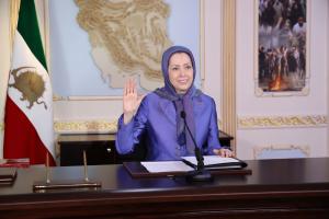 Maryam Rajavi, the President-elect of the National Council of Resistance of Iran addresses the October 21, 2022 virtual event by Bi-partisan Members of U.S. Congress in support of Iran uprisings.