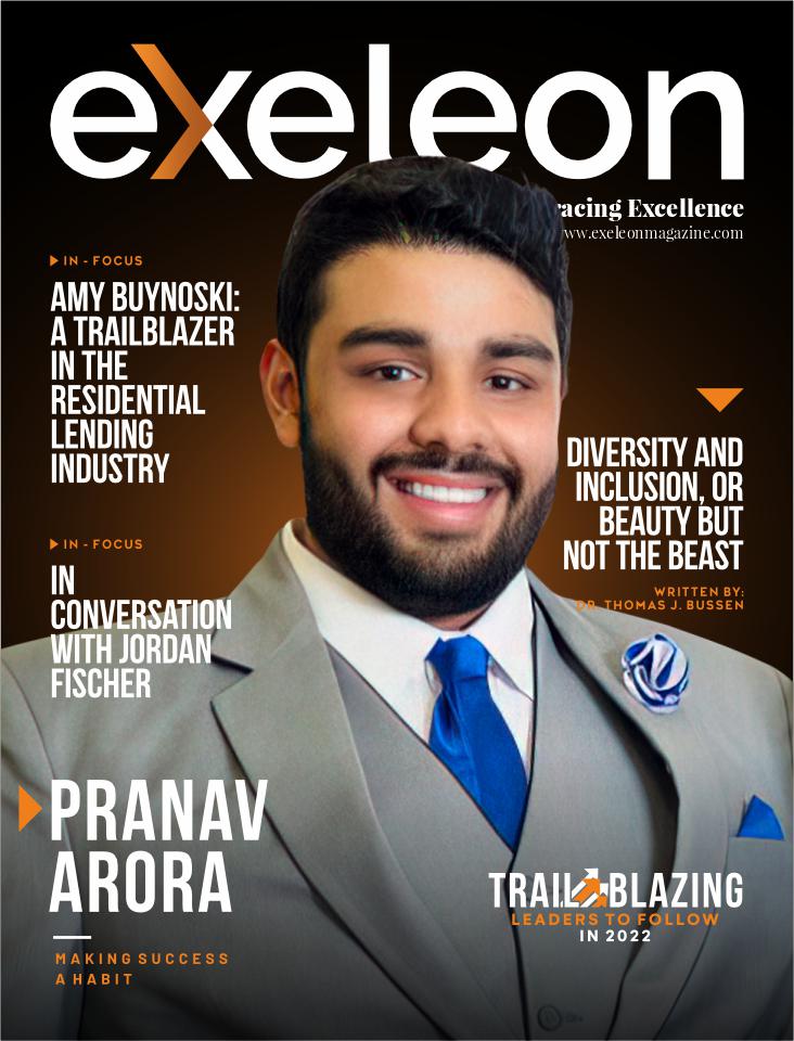 Pranav Arora Of Just Funky Features On The Cover Of Exeleon Magazine’s ...