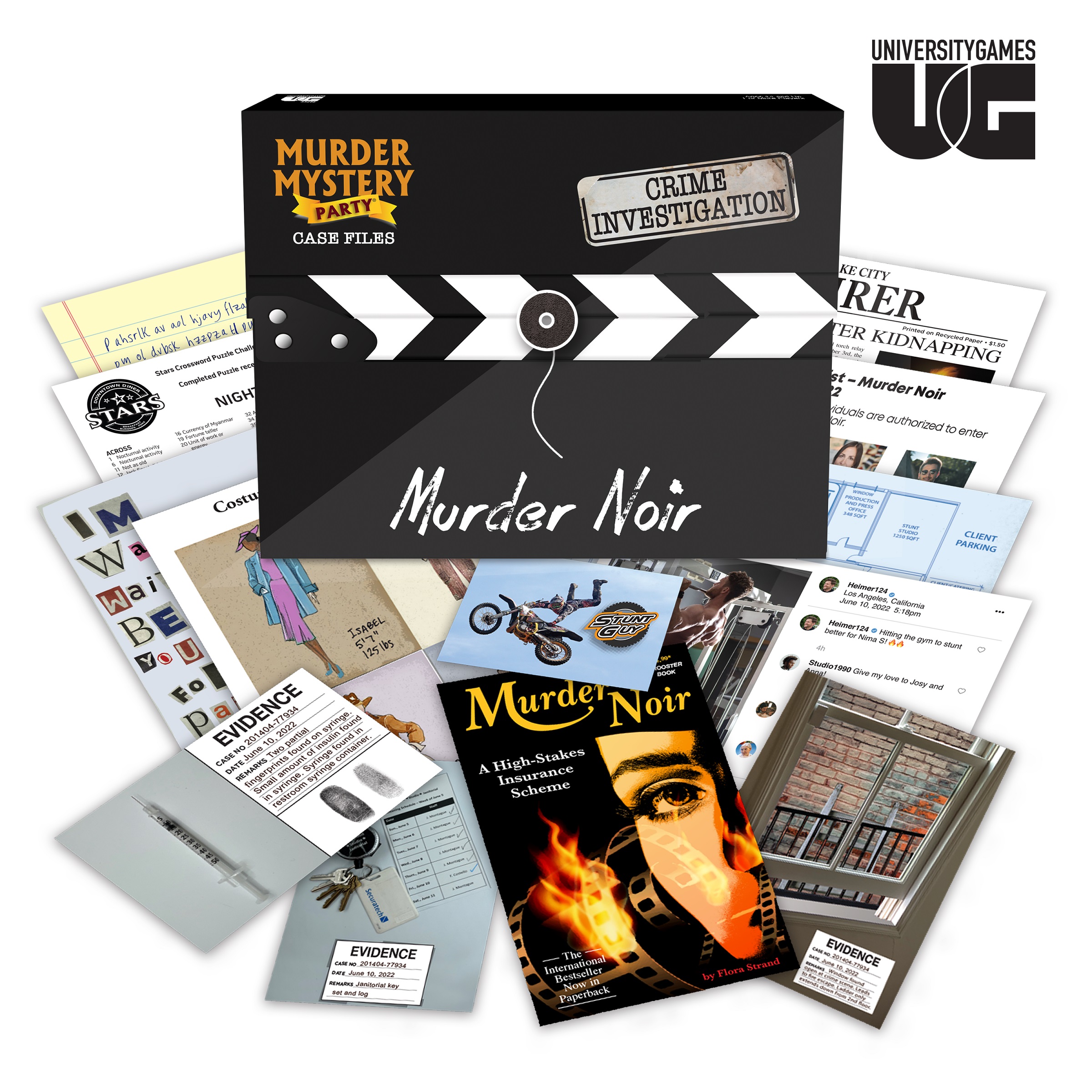 University Games Presents “Case” For Most Authentic Murder Mystery