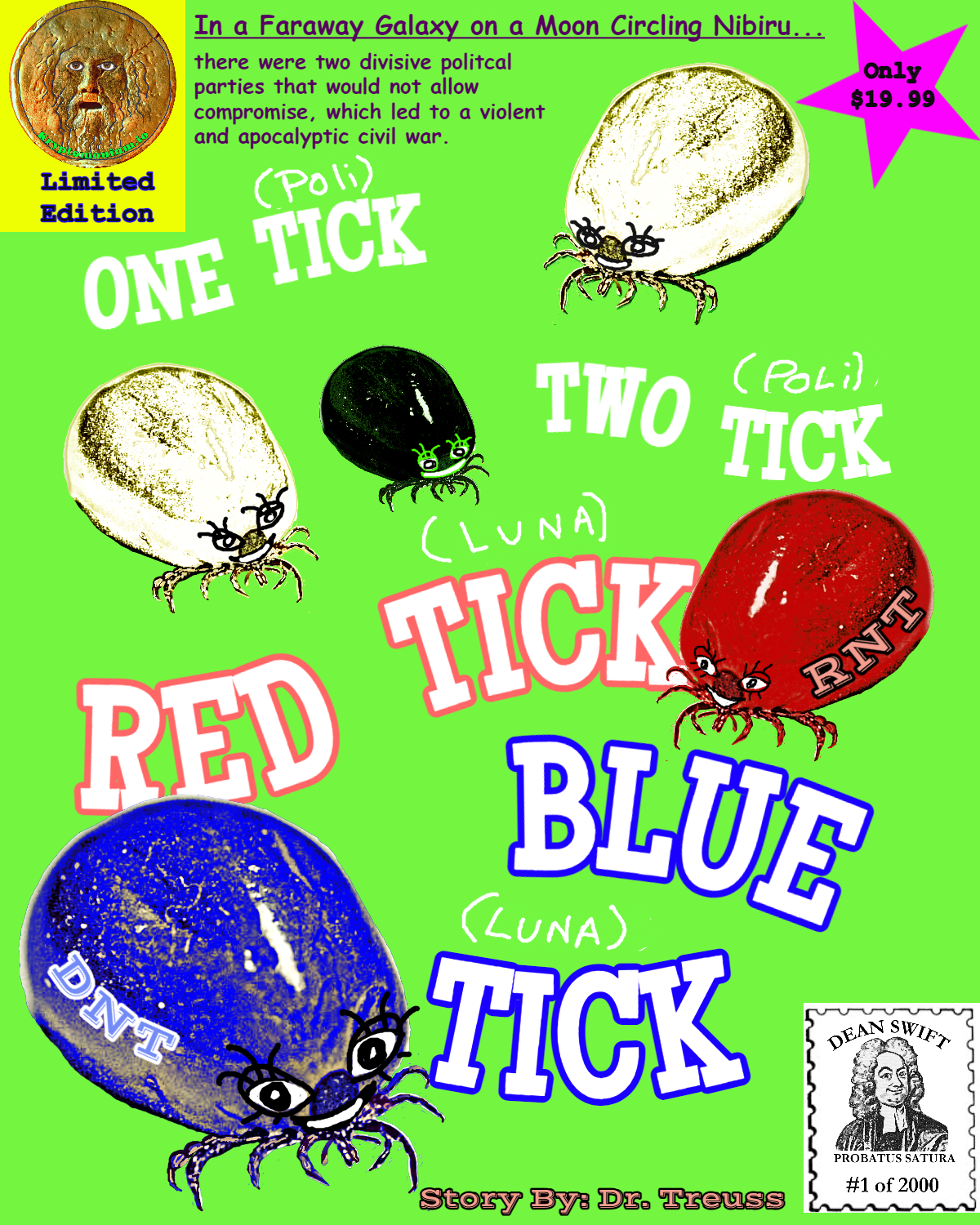 Alien Lizards Release "One Tick Two Tick Red Tick Blue Tick" to End