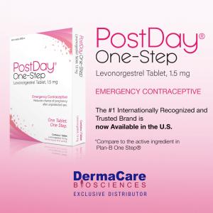 PostDay® One Step is the #1 Internationally Recognized & Trusted Brand of Emergency Contraception