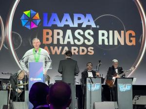 Brass Ring Award 2022 with CEO Justin Corsa of Zigong Lantern Group