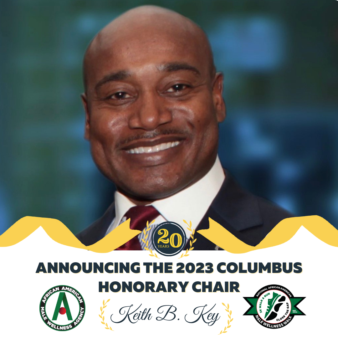 Keith B. Key Has Been Named The 2023 Honorary Chair For The African American Male Wellness 5K ...