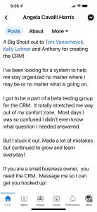Client Review For Her CRM