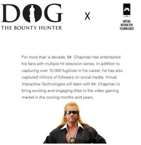 $VRVR Partners with Dog the Bounty Hunter