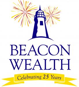 Beacon Wealth Consultants 25th anniversary logo