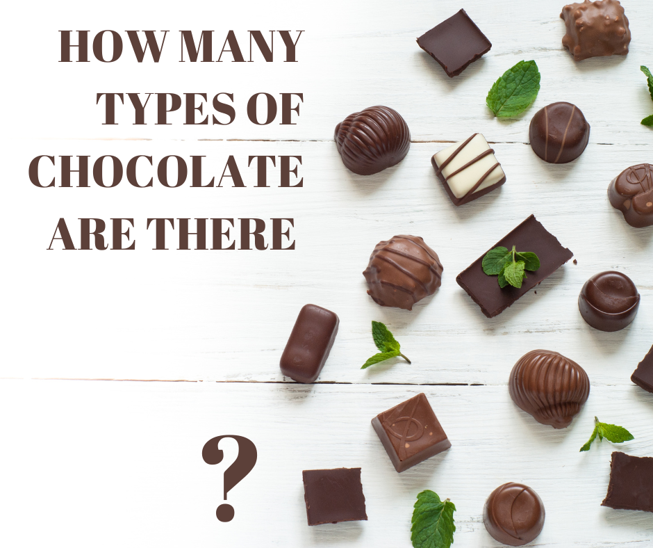 The many different types of chocolates that are sold in chocolate