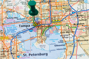 Tampa Bay Florida map