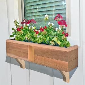 Flower Window Boxes, Inc. Introduces Reinforced PVC / Cedar Window ...