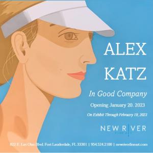 Alex Katz - In Good Company Exhibition Invitation image for New River Fine Art