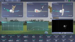 ProTee Golf Launch Monitor Shot Analysis Screen