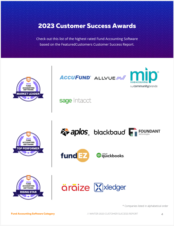 The Top Fund Accounting Software Vendors According to the