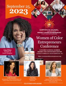 Carol's Daughter Founder Lisa Price Headlines the Women of Color Entrepreneur 2023 Conference