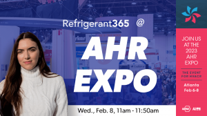 Join Elizabeth Ortlieb, @Refrigerant365, for her Refrigerant Briefing at the 2023 AHR Expo