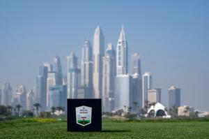 A ROLEX SERIES TEE BOX AT THE 2022 DUBAI DESERT CLASSIC