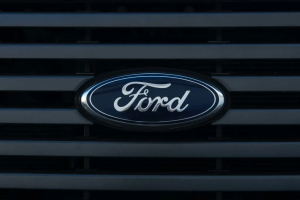 Ford Logo on vehicle grill