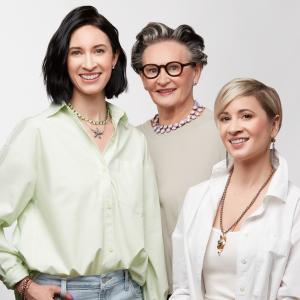 Sabika Jewelry Founder Karin Mayr (center) with her daughters CEO & Head Designer Alexandra Mayr-Gracik (left) and Executive Director of Sales & Marketing Miriam Mayr (right).
