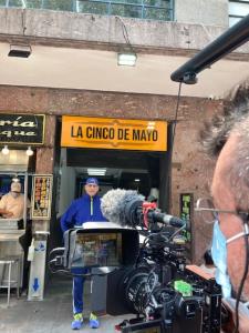 Antonio Soave Filming in Mexico City