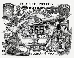 Triple Nickel Legacy "Into the Smoke and Fire" Fine Art Print
