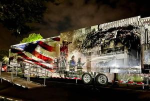 The Tunnel to Towers Mobile 9/11 Exhibit at the Georgetown TX Field of Honor