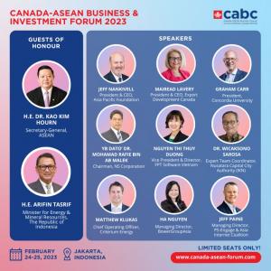 Canada-ASEAN Business and Investment Forum Speakers