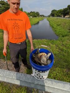 Moores Creek clean up stabilize revitalize fort Pierce non-profit