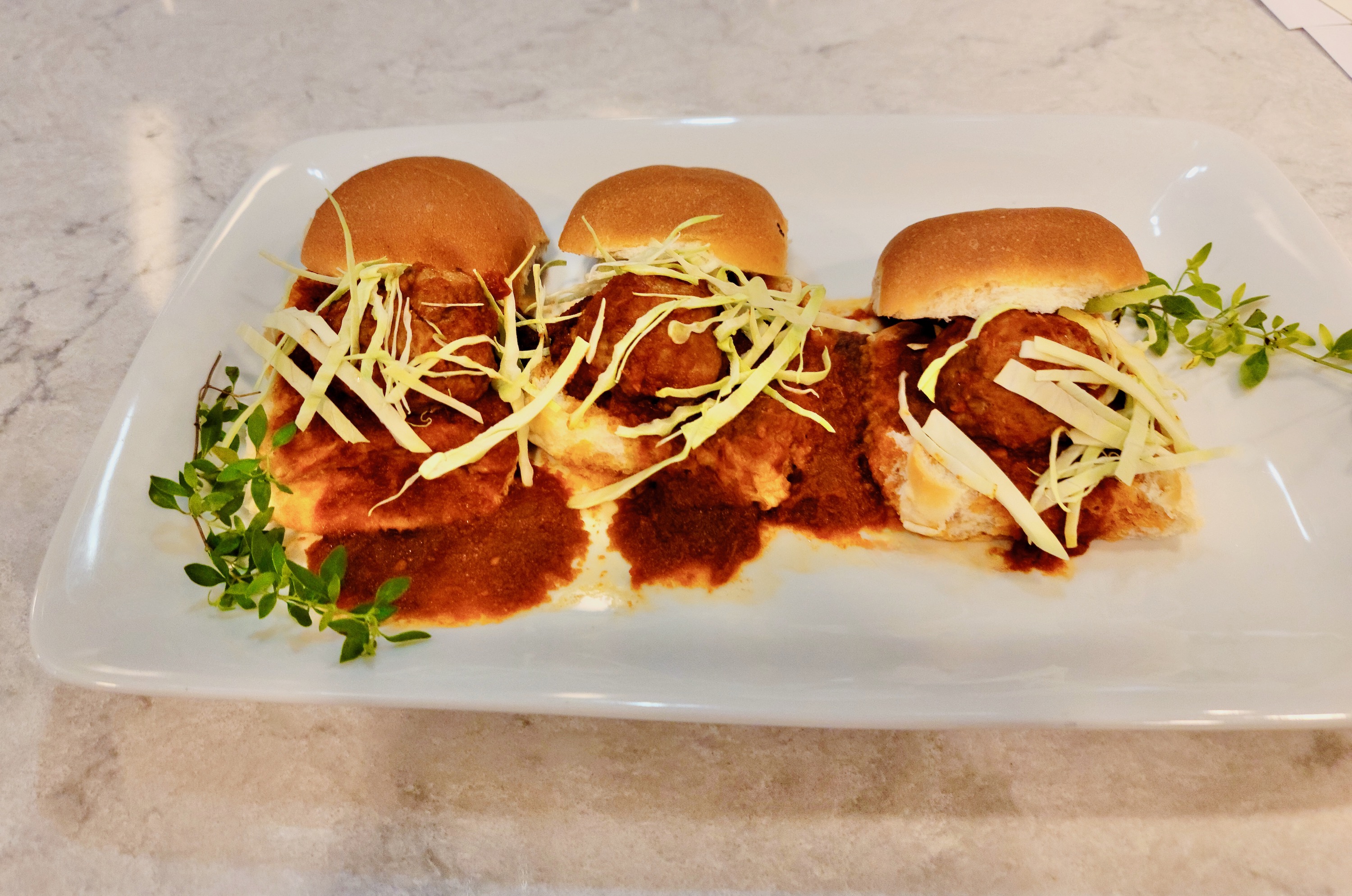 Chile Ancho Meatball Sliders Spice Up The Super Bowl Party New