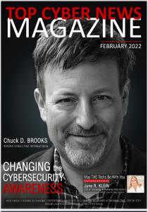 Chuck Brooks on cover of Top Cyber News Magazine