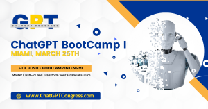 Discover the Future of AI and Empower Your Career at the ChatGPT AI 2023 Congress Miami – Be a Part of a Cutting-Edge Community! Join us on March 25th in Miami for ChatGPT Bootcamp 1.