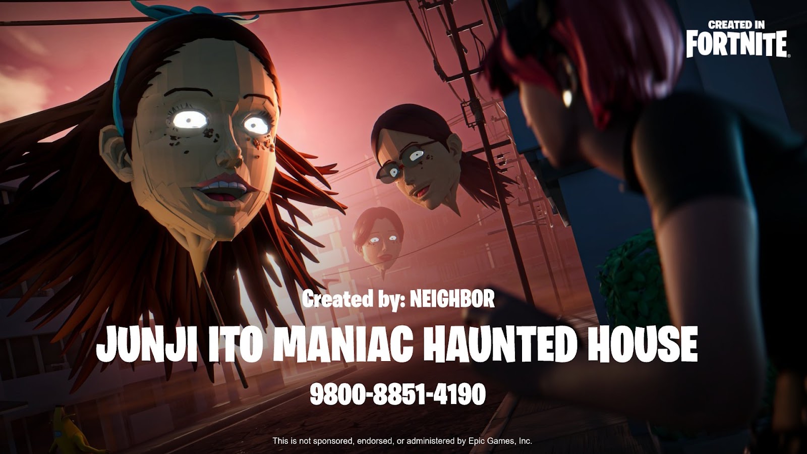 Netflix anime Junji Ito Maniac comes to life in Fortnite Metaverse