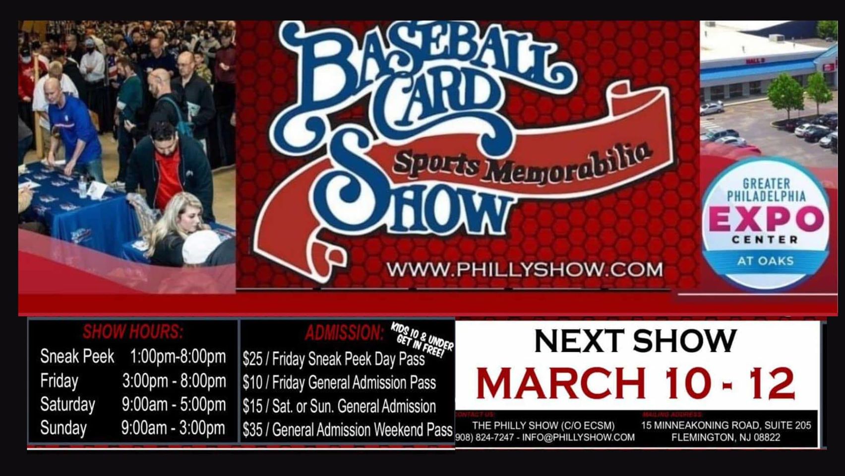 Philadelphia Sports Card & Memorabilia Show - **CORRECTION