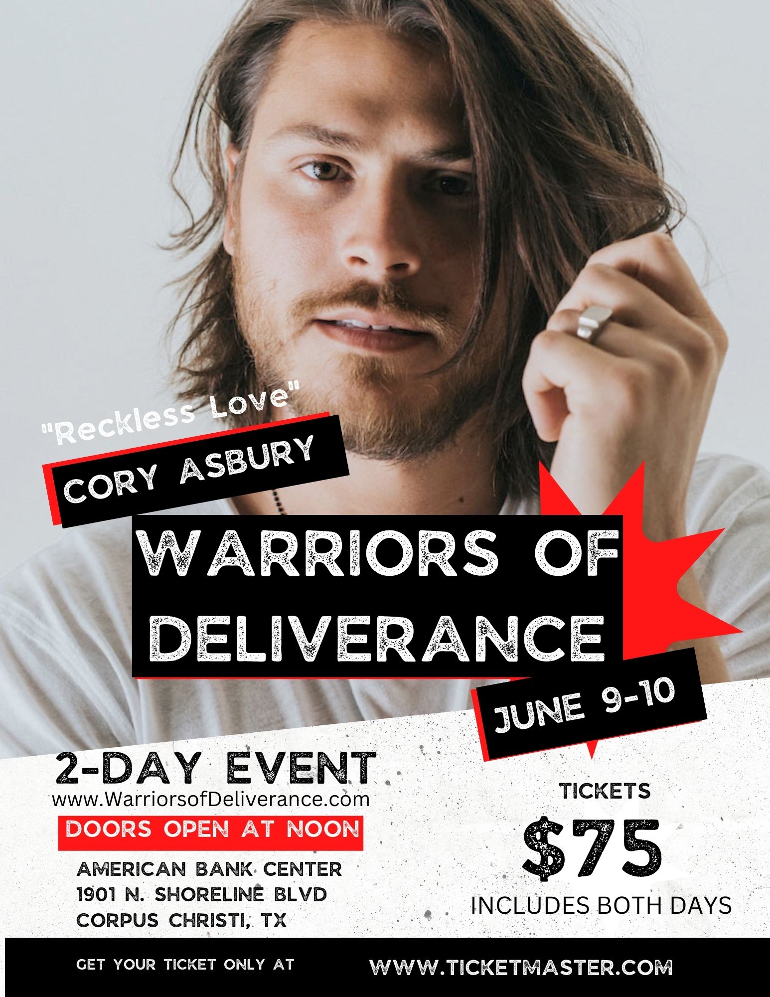 Warriors of Deliverance 3 The Takeover Featuring Cory Asbury to be