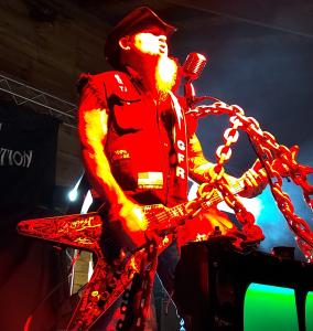 Gravel's lead singer and rhythm guitarist Troy Kammerdiener