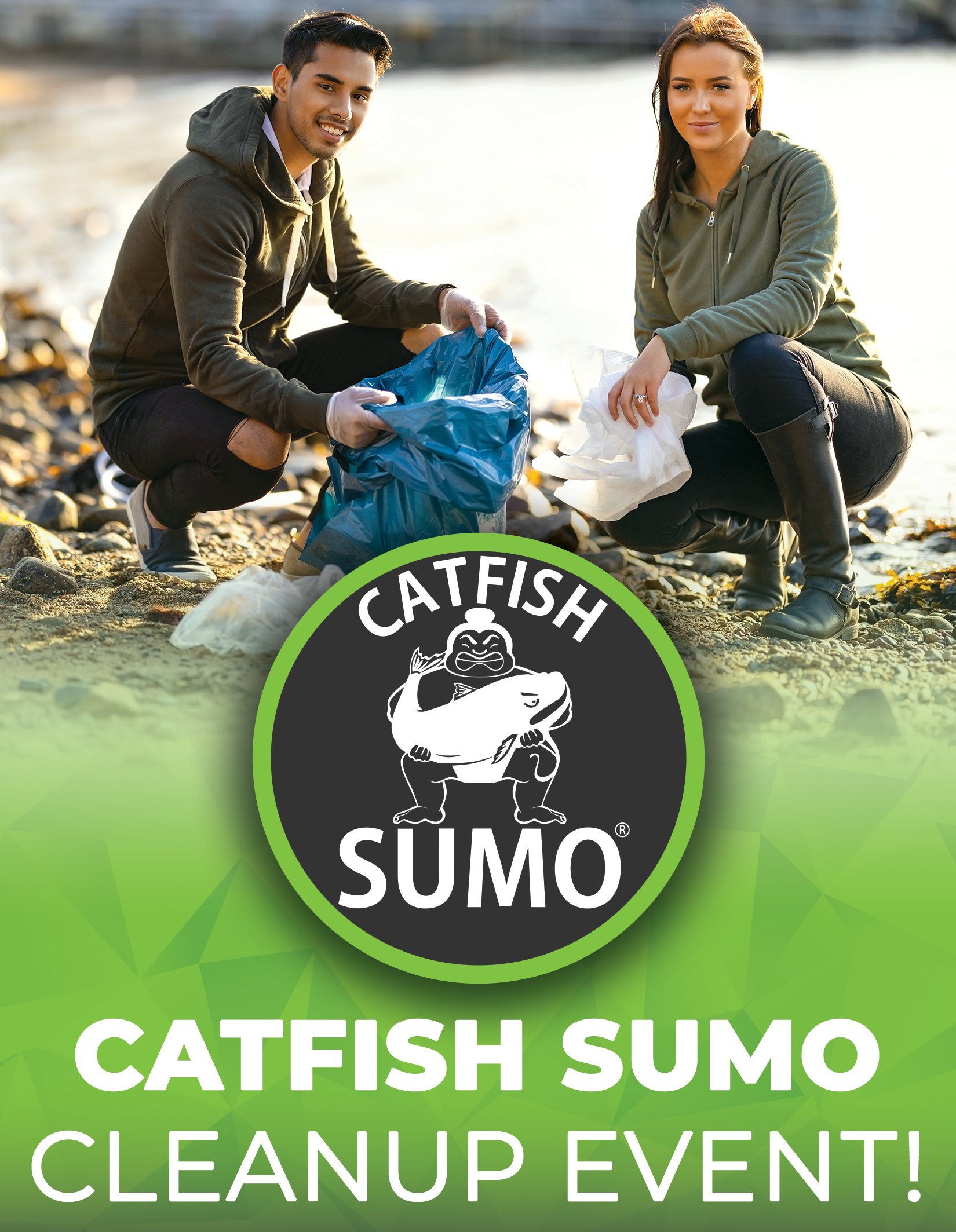 Catfish Sumo Brand Rewards Anglers for Picking Up Trash
