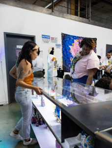 customers at new age care center LA dispensary