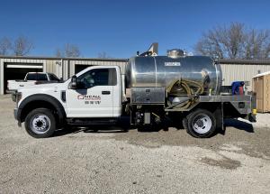 On Call Services liquid waste truck.