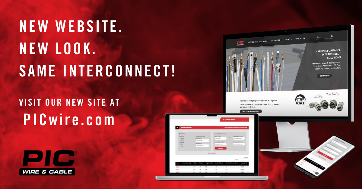 PIC Wire & Cable Unveils New Website For Streamlined Interconnect ...