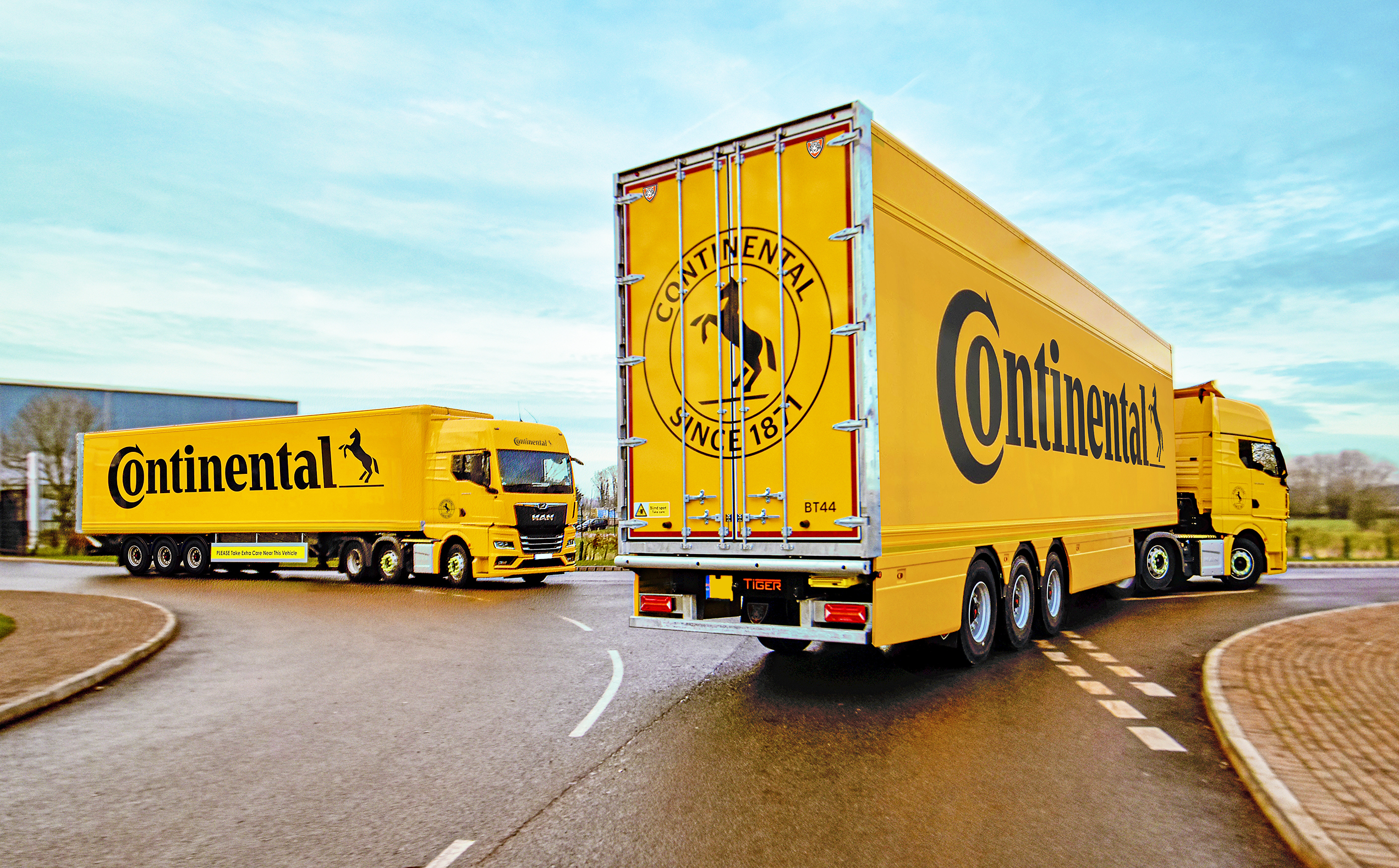 Additional bespoke box van semi-trailers from Tiger join Continental tyres'  UK fleet