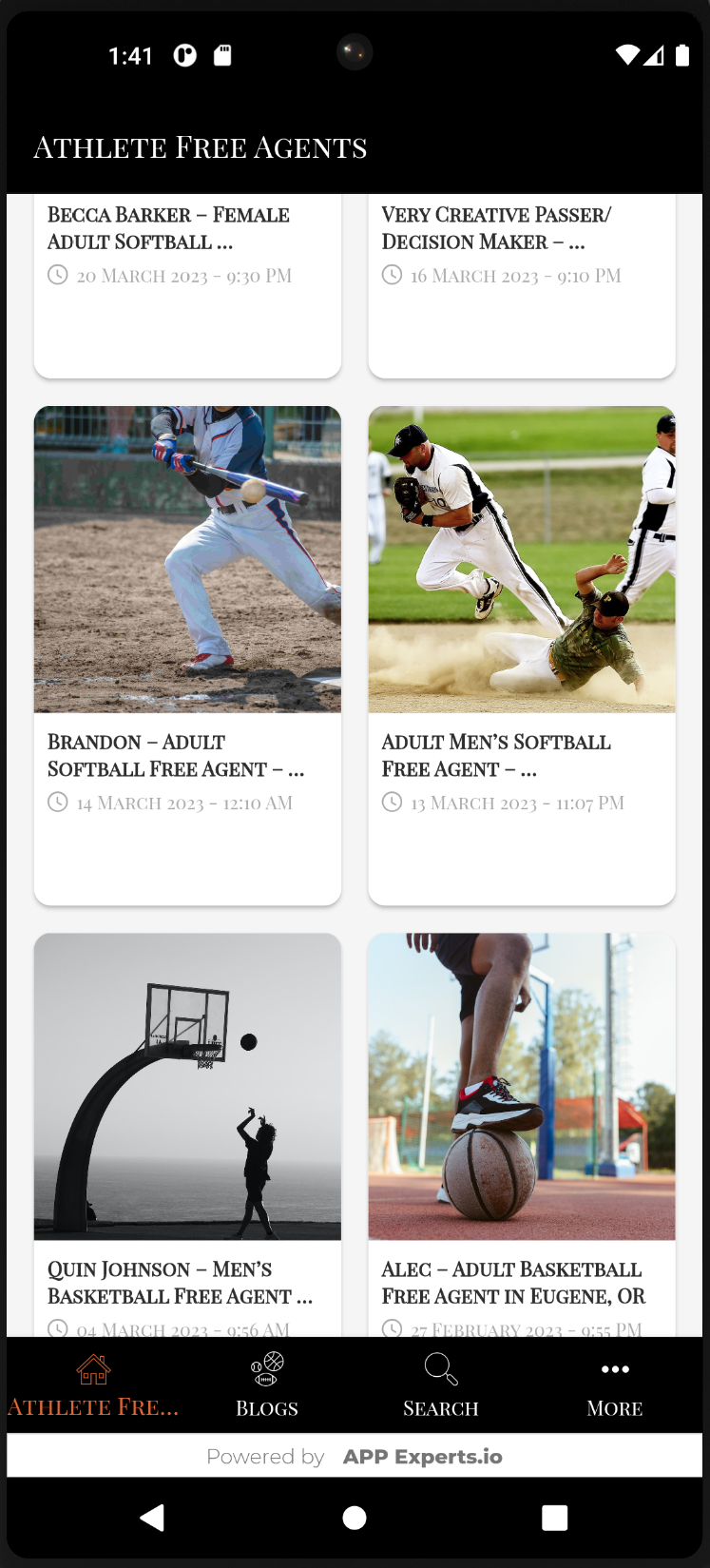 Subsneeded Launches Android App for Adult Athletes & Sports Teams