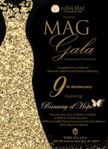 You are invited to the MAG Gala at the Plaza in NYC, NY.