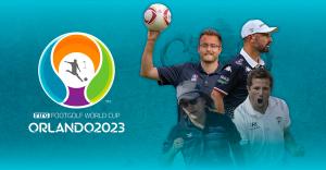 Four stars of FootGolf competing in the 2023 FIFG World Cup