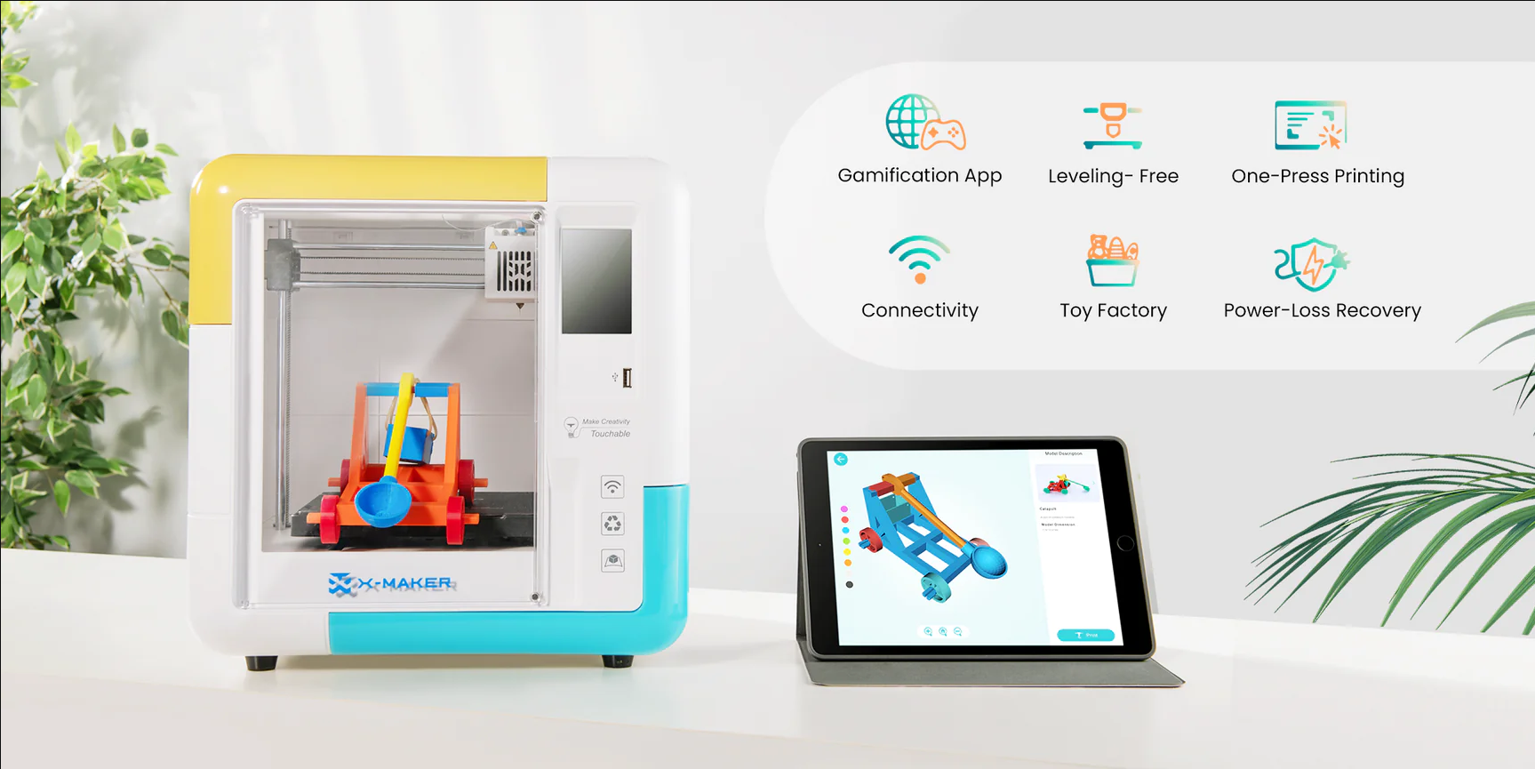 eksplicit fotografering faldt Launching AOSEED X-MAKER V4.0 : a gamified 3D Printer for Kids and Family