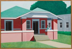 Original oil paintings by Gustave Courbet, Emilio Sanchez, Clementine Hunter and Sir Edwin Henry Landseer; two spectacular Rolex watches (one man’s, one lady’s); and gorgeous vases by Newcomb College potters Maria de Hoa Leblanc and Anna Francis Simpson are just a few of the expected highlights in Crescent City Auction Gallery’s Important Two-Day Estates auction slated for May 12th and 13th, online and live at the New Orleans gallery Oil on canvas painting by Emilio Sanchez (Cuban/N.Y., 1921-1999), titled Casita en Miami Rosada, initialed “ES” lower left and titled en verso, in a wooden frame (est. $15,000-$25,000)