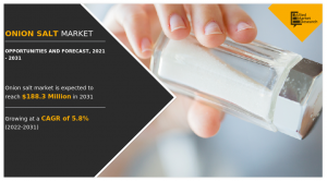 The global onion salt market size was estimated at $105