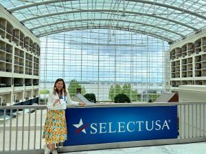 Smobler's CEO and Co-Founder, Loretta Chen at SelectUSA 2023