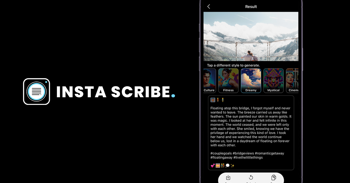 InstaScribe - The AI-Powered App That Lets Users Create Personalized  Captions for Social Media Photos